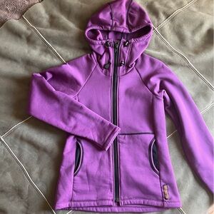 Melanzana hard face full zip hoodie women’s small
